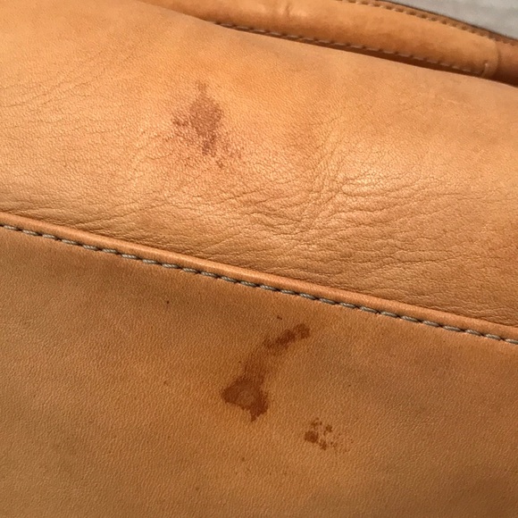 Coach “Hampton” Large Tan Cowhide Leather Satchel - Picture 8 of 16